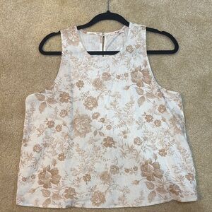 Francesca's Collections White Boxy Tank Top